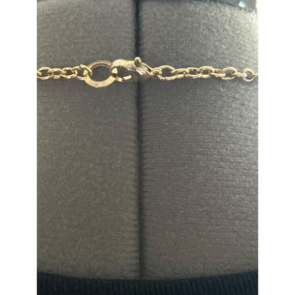 Gold-Tone Green Gemstone Tassel Pendant Necklace & Matching Drop Earrings Set - Picture 3 of 8